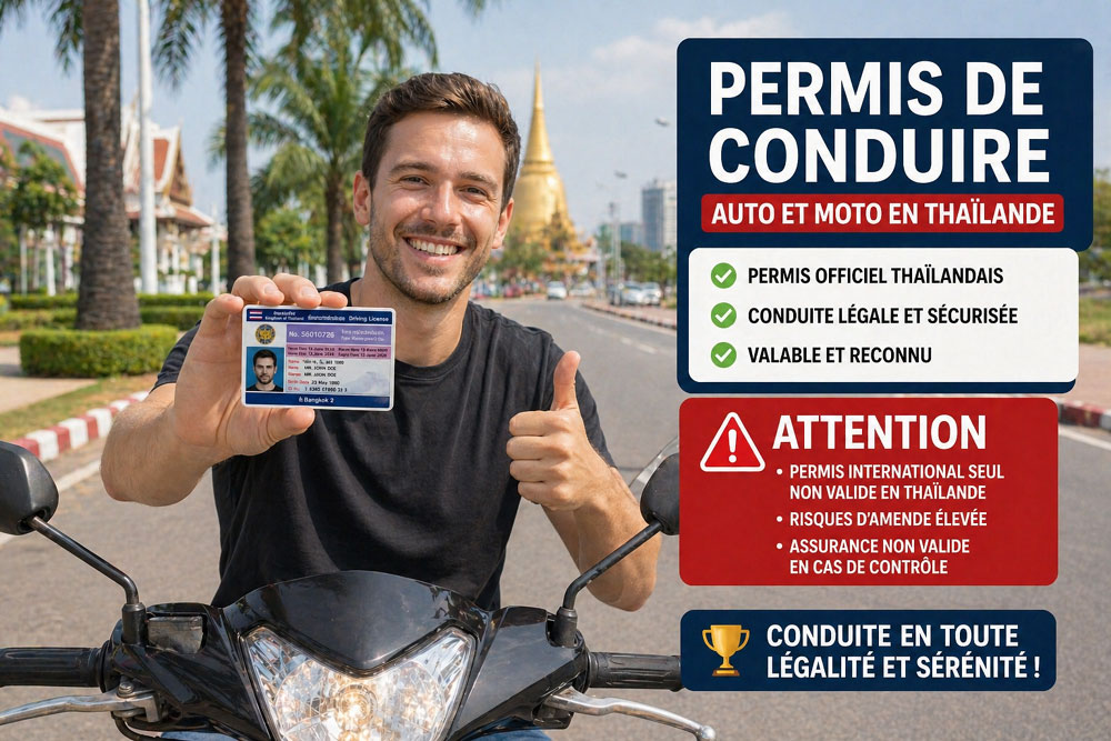 Guide conduire en Thaïlande personnalisé