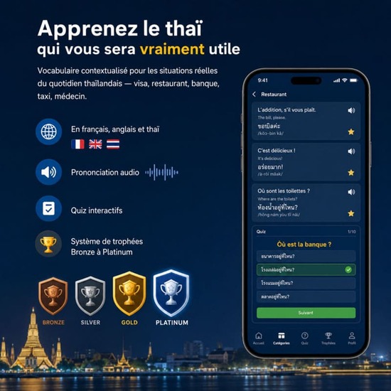 Cours de thaï interactif