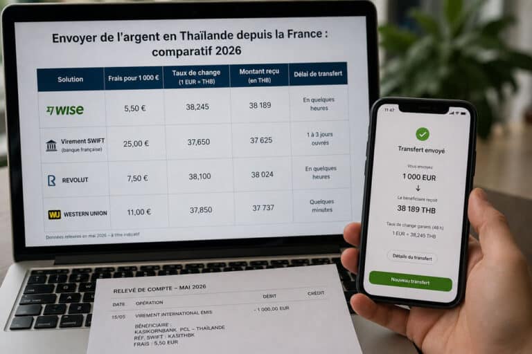 Envoyer de l'argent en Thaïlande depuis la France en 2026 | ThaïGuide