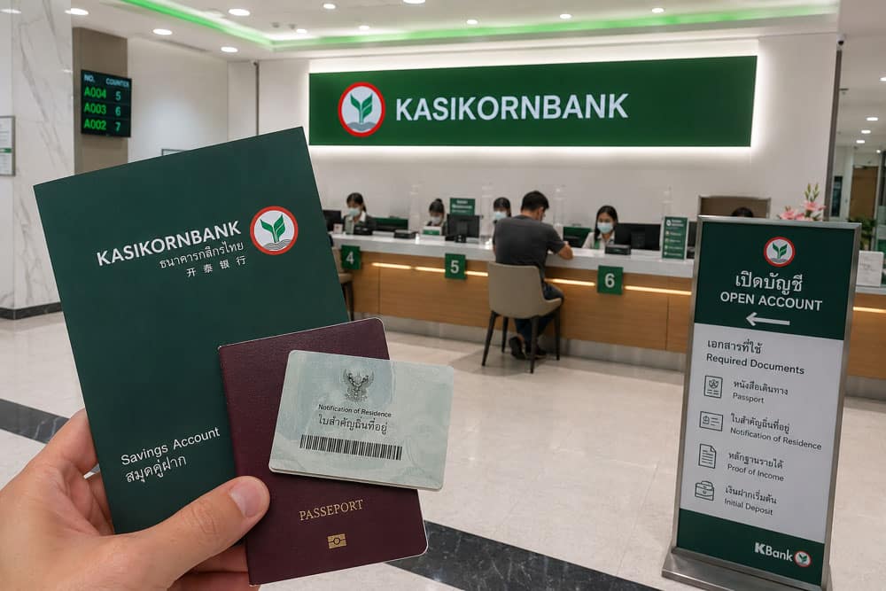 Ouvrir un compte Kasikorn Bank (KBank) en Thaïlande : documents et conditions 2026