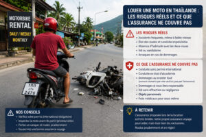 Louer une moto en Thaïlande : les risques réels et ce que l&rsquo;assurance ne couvre pas
