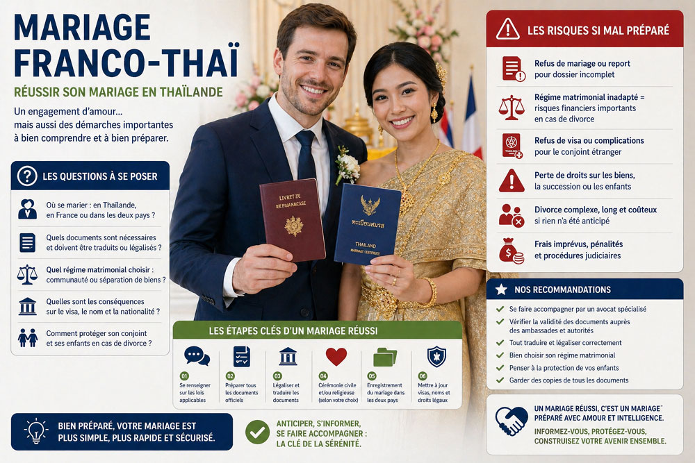 Mariage franco-thaï en Thaïlande