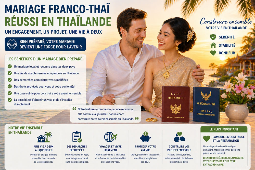 Pack mariage franco-thaï en Thaïlande