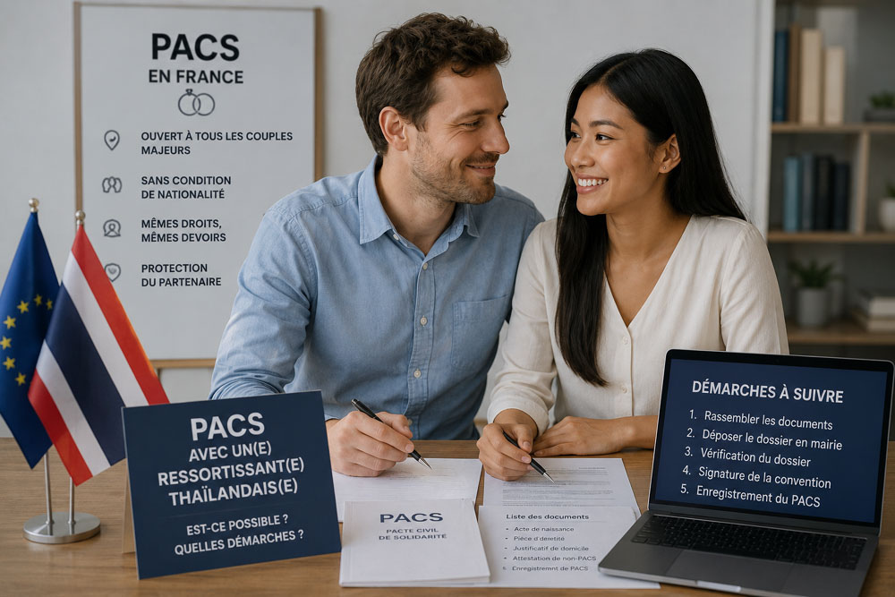 PACS avec un(e) ressortissant(e) thaïlandais(e) : est-ce possible et quelles démarches ?