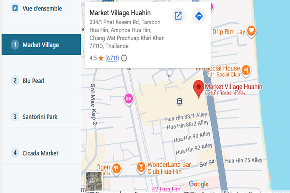 Centres commerciaux de Hua Hin : refuge climatisé, concerts du soir et restos pas chers (2026)